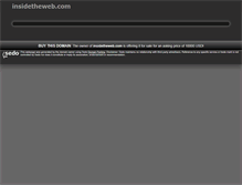 Tablet Screenshot of insidetheweb.com